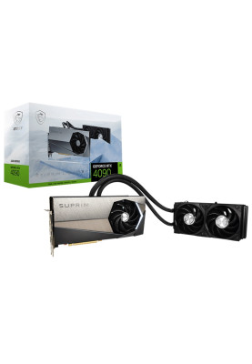 Відеокарта GeForce RTX 4090, MSI, SUPRIM LIQUID X, 24Gb GDDR6X, 384-bit, HDMI/3xDP, 2640/21000 MHz, 16-pin (RTX 4090 SUPRIM LIQUID X 24G)