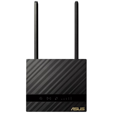 Роутер Asus 4G-N16, Black, WiFi (2.4GHz до 300 MB/s), 1xGLan, 1хSIM-card 3G/4G, 2 всеспрямовані незнімні антени
