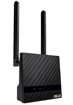 Роутер Asus 4G-N16, Black, WiFi (2.4GHz до 300 MB/s), 1xGLan, 1хSIM-card 3G/4G, 2 всеспрямовані незнімні антени
