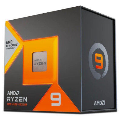 Процесор AMD (AM5) Ryzen 9 7900X3D, Box, 12x4.4 GHz (Turbo Boost 5.6 GHz), Radeon Graphics, L3 128Mb, Zen 4, 5 nm, TDP 120W, система охолодження в комплекті не йде (100-100000909WOF)