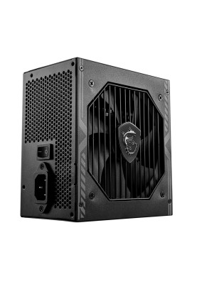 Блок живлення 550 Вт, MSI MAG A550BN, Black, 80+ Bronze, Active PFC, 12 см, 2xMolex / 5xSATA / 2x6+2-pin / 1x4+4-pin / 1x20+4-pin, захист: OCP/OVP/OPP/OTP/SCP
