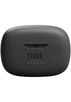 Навушники JBL Wave Beam, Black, Bluetooth, мікрофон, чохол з функцією зарядки, технологія "JBL Deep Bass Sound" (JBLWBEAMBLK)