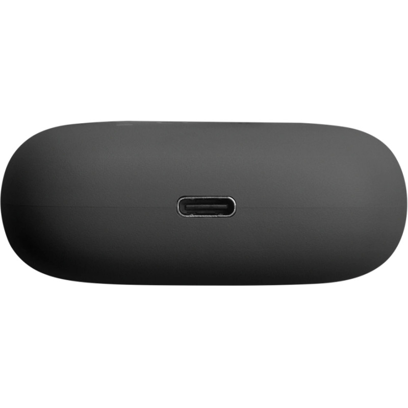 Навушники JBL Wave Beam, Black, Bluetooth, мікрофон, чохол з функцією зарядки, технологія "JBL Deep Bass Sound" (JBLWBEAMBLK)