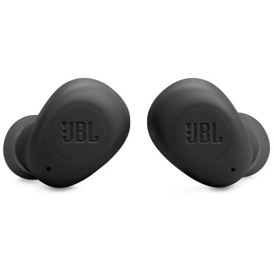 Навушники JBL Wave Buds, Black, Bluetooth, мікрофон, чохол з функцією зарядки, технологія `JBL Deep Bass Sound` (JBLWBUDSBLK)