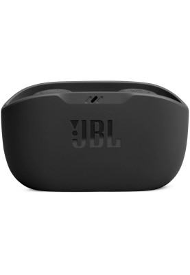 Навушники JBL Wave Buds, Black, Bluetooth, мікрофон, чохол з функцією зарядки, технологія "JBL Deep Bass Sound" (JBLWBUDSBLK)