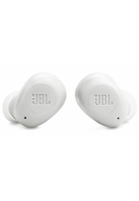 Навушники JBL Wave Buds, White, Bluetooth, мікрофон, чохол з функцією зарядки, технологія "JBL Deep Bass Sound" (JBLWBUDSWHT)