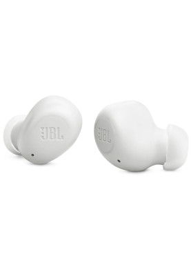 Навушники JBL Wave Buds, White, Bluetooth, мікрофон, чохол з функцією зарядки, технологія "JBL Deep Bass Sound" (JBLWBUDSWHT)