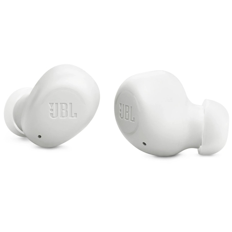 Навушники JBL Wave Buds, White, Bluetooth, мікрофон, чохол з функцією зарядки, технологія "JBL Deep Bass Sound" (JBLWBUDSWHT)