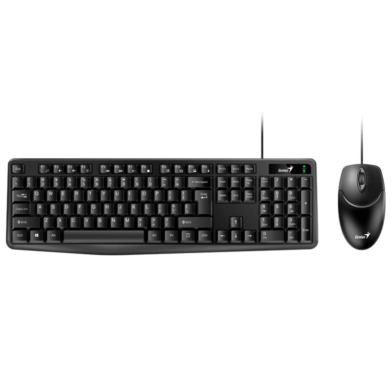 Комплект Genius KM-170, Black, Optical, USB, клавіатура+миша