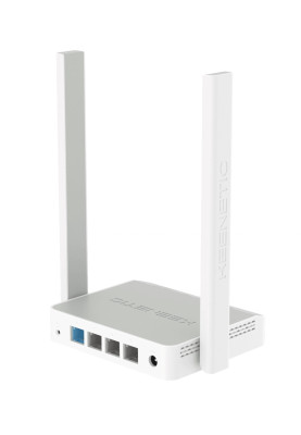 Роутер Keenetic Starter (KN-1112), Wi-Fi 802.11n, до 300 Mb/s, 2.4GHz, 4x10/100 Mb/s, 2 зовнішні антени