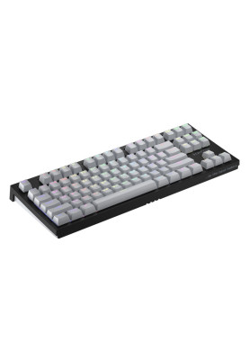 Клавіатура бездротова Hator Skyfall TKL PRO Wireless, ENG/UKR/RUS Black, Bluetooth 5.0, USB адаптер 2,4ГГц, механічна (перемикачі Kailh Box Red), 87 кнопок, RGB підсвічування (HTK-663)