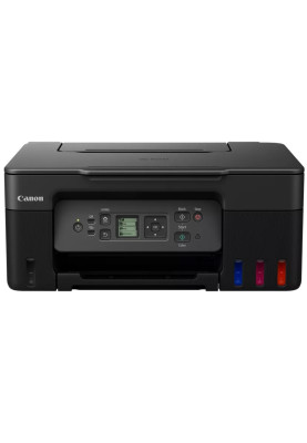 БФП струменевий кольоровий A4 Canon G3470, Black, WiFi, 1200x4800 dpi, до 11/6 стор/хв, монохромний РК-екран 1.35", USB, вбудоване СБПЧ, чорнило GI-41 (5805C009)