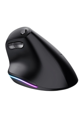 Миша бездротова Trust Bayo, Black, USB (2.4 GHz), оптична, 800 - 2400 dpi, RGB підсвічування, 6 кнопок, ергономічний дизайн, вбудований акумулятор (24731)