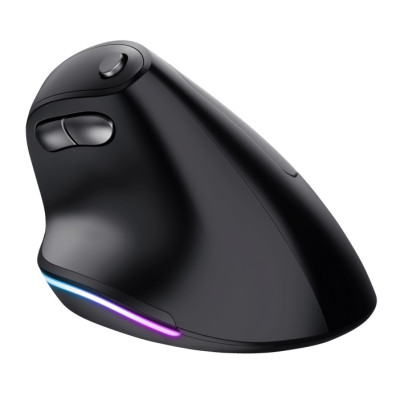 Миша бездротова Trust Bayo, Black, USB (2.4 GHz), оптична, 800 - 2400 dpi, RGB підсвічування, 6 кнопок, ергономічний дизайн, вбудований акумулятор (24731)