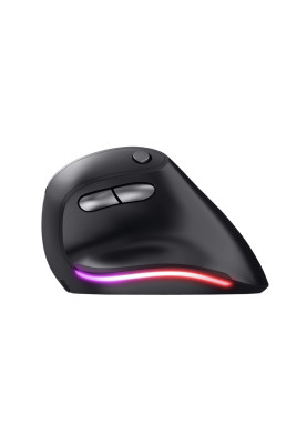 Миша бездротова Trust Bayo, Black, USB (2.4 GHz), оптична, 800 - 2400 dpi, RGB підсвічування, 6 кнопок, ергономічний дизайн, вбудований акумулятор (24731)