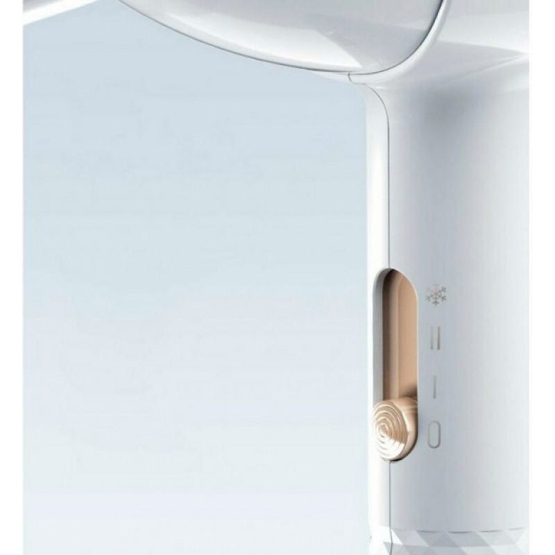 Фен Xiaomi Enchen AIR Plus, White, 900W, 2 швидкості, подача холодного повітря, автовідключення
