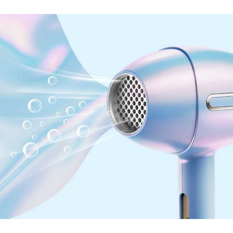 Фен Xiaomi Enchen AIR Plus, Blue, 900W, 2 швидкості, подача холодного повітря, автовідключення
