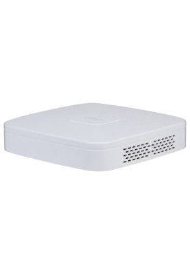 Відеореєстратор IP Dahua DHI-NVR2116-I2, White, 16xIP каналів, Smart H.265+, H.265, Smart H.264+, H.264, MJPEG, 2хUSB 2.0, 1xRJ45, 205х207х48, 450г