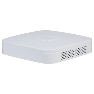 Відеореєстратор IP Dahua DHI-NVR2116-I2, White, 16xIP каналів, Smart H.265+, H.265, Smart H.264+, H.264, MJPEG, 2хUSB 2.0, 1xRJ45, 205х207х48, 450г
