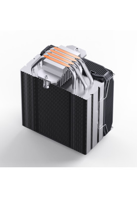 Кулер для процесора Jonsbo PISA A4, Grey, алюміній/мідь, 1x120 мм, PWM, для Intel 115x/1200/1700, AMD AM4/AM5, до 250 Вт