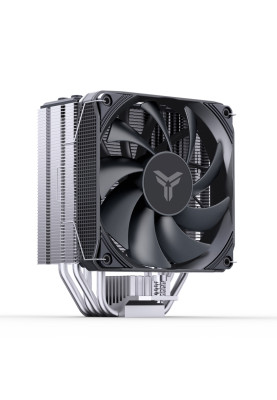 Кулер для процесора Jonsbo PISA A4, Grey, алюміній/мідь, 1x120 мм, PWM, для Intel 115x/1200/1700, AMD AM4/AM5, до 250 Вт