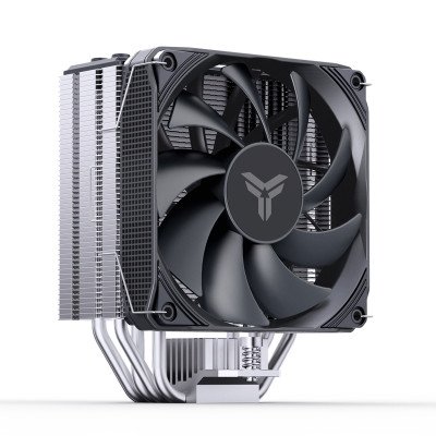 Кулер для процесора Jonsbo PISA A4, Grey, алюміній/мідь, 1x120 мм, PWM, для Intel 115x/1200/1700, AMD AM4/AM5, до 250 Вт