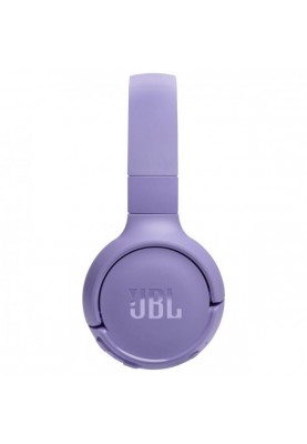 Навушники бездротові JBL Tune 520BT, Purple, Bluetooth, мікрофон, акумулятор 450 mAh, технологія "Pure Bass", підтримка Siri та Google Now (JBLT520BTPUREU)