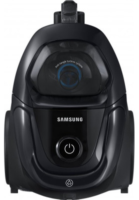 Пилосос Samsung VC07M31C0HG/UK Black, 700W, тип збирання суха, без мішка Cyclone Force with Anti-tangle Turbine, пилозбірник 2л, керування на ручці, 2-ступенева щітка, щітка майстер паркету (HB 200), щітка Anti-Tangle (TB700)