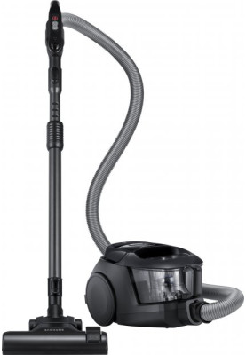 Пилосос Samsung VC07M31C0HG/UK Black, 700W, тип збирання суха, без мішка Cyclone Force with Anti-tangle Turbine, пилозбірник 2л, керування на ручці, 2-ступенева щітка, щітка майстер паркету (HB 200), щітка Anti-Tangle (TB700)