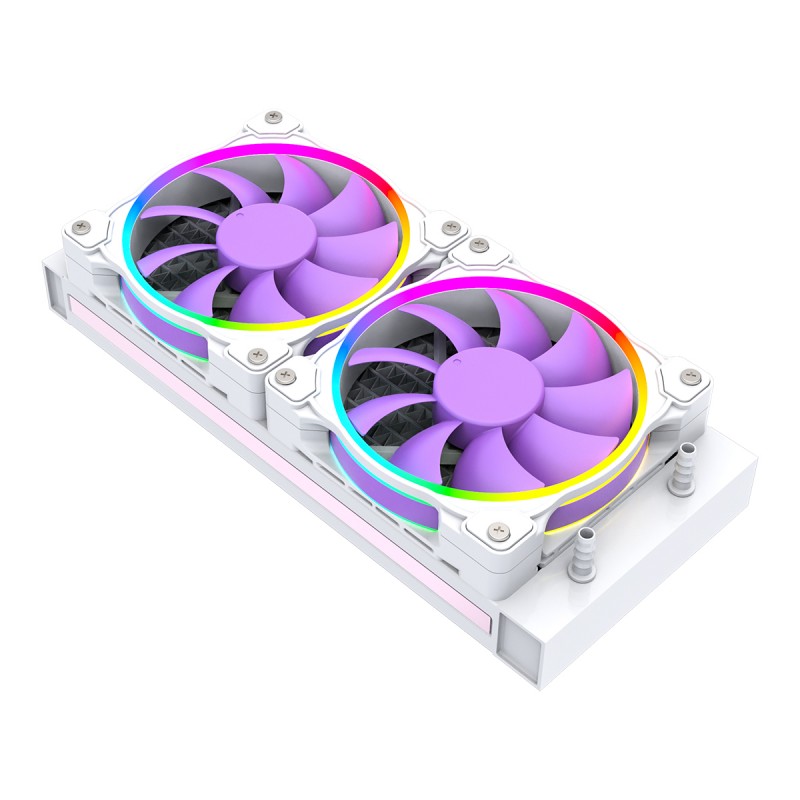 Система рідинного охолодження ID-Cooling Pinkflow 240 Diamond Purple, Intel: 1700/1200/2066/2011/1366/1151/1150/1155/1156, AMD: TR4/AM4/FM2+/FM2/FM1/AM3+/AM3/AM2+, до 250 Вт