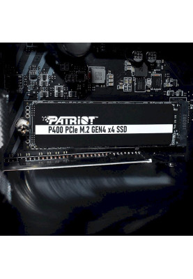 Твердотільний накопичувач SSD 1Tb, Patriot P400 Lite, PCI-E 4.0 x4, M.2 2280, 3D TLC, 3300/2700 МБ/с (P400LP1KGM28H)