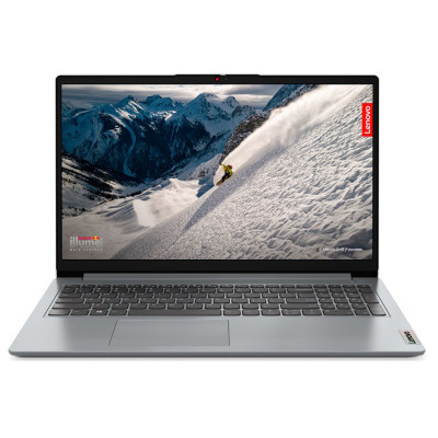 Ноутбук 15" Lenovo IdeaPad 1 15IGL7 (82V7006TRA) Cloud Grey 15.6" FullHD 1920x1080 матовий, Intel Pentium Silver N5030 1.1-3.1GHz, RAM 8GB, SSD 512GB, Intel UHD Graphics 605, DOS