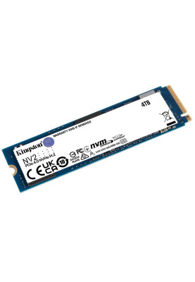 Твердотільний накопичувач M.2 4Tb, Kingston NV2, PCI-E 4.0 x4, 3D TLC, 3500/2800 MB/s (SNV2S/4000G)