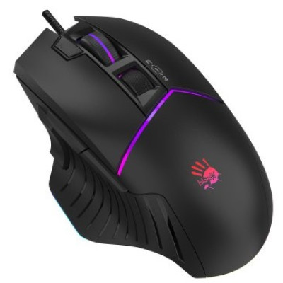 Миша A4Tech W95 Max Bloody Stone Black, Optical, Activated, RGB, 12000 CPI, 50M натискань
