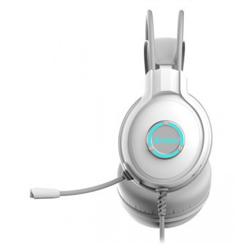 Навушники A4Tech Fstyler FH300U White, мікрофон, USB, накладні, кабель 2.0 м