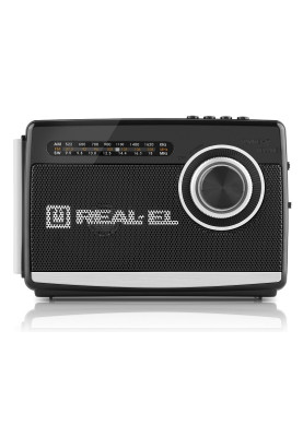 Радіоприймач 1.0 Real-El X-510 Black, 3 Вт, пластиковий корпус, FM/AM/SW, USB, SD/microSD, акумулятор, ліхтарик