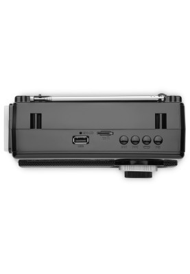 Радіоприймач 1.0 Real-El X-510 Black, 3 Вт, пластиковий корпус, FM/AM/SW, USB, SD/microSD, акумулятор, ліхтарик