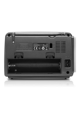 Радіоприймач 1.0 Real-El X-525 Grey, 3 Вт, пластиковий корпус, FM/AM/SW, USB, SD/microSD, акумулятор, ліхтарик