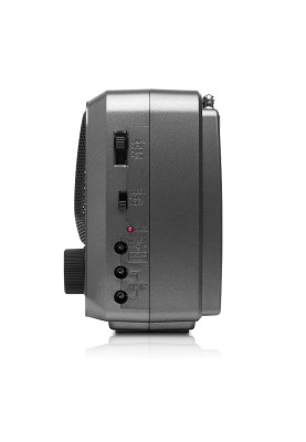 Радіоприймач 1.0 Real-El X-525 Grey, 3 Вт, пластиковий корпус, FM/AM/SW, USB, SD/microSD, акумулятор, ліхтарик