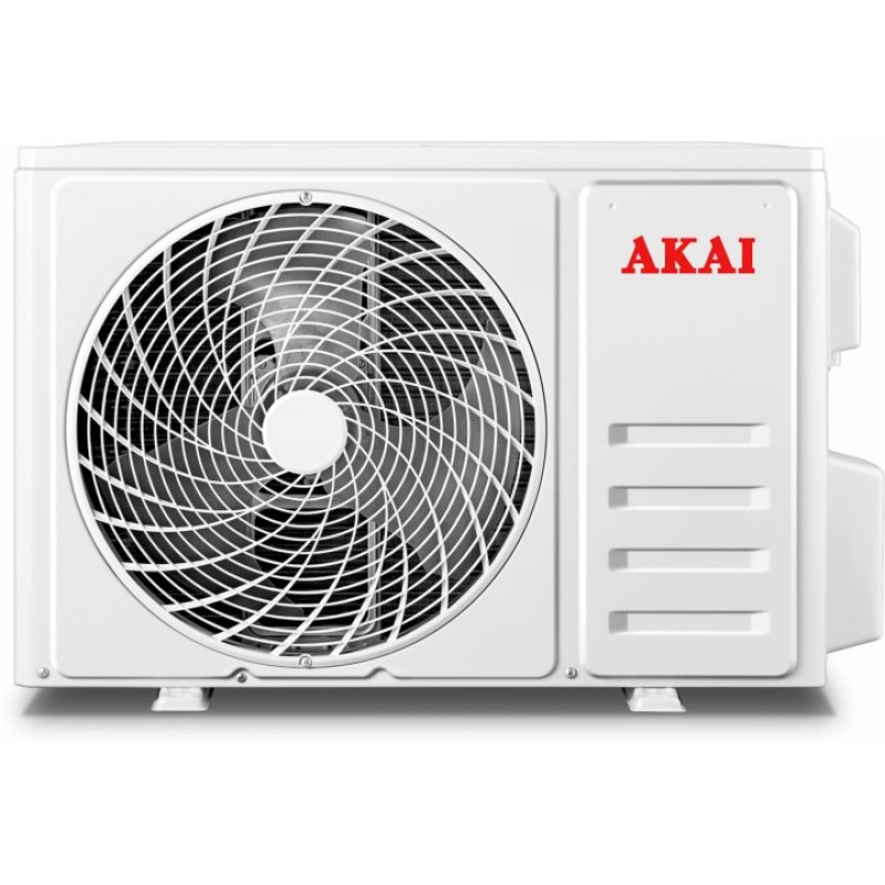 Кондиціонер Akai AK-AC1210-IN White, спліт-система, компресор інверторний, площа приміщення до 35 кв.м, автоматичний, осушення, вентиляція, обігрів, охолодження, фреон R410A