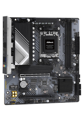Материнська плата AM5 ASRock B650M-HDV/M.2, B650, 2xDDR5, Int.Video (CPU), 4xSATA3, 2xM.2, 2xPCI-E 4.0 16x, 1xPCI-E 4.0 1x, 1xM.2 (Key E), ALC897, RTL8125BG, 8xUSB3.2/8xUSB2.0, HDMI/DP, CrossFire, Micro ATX