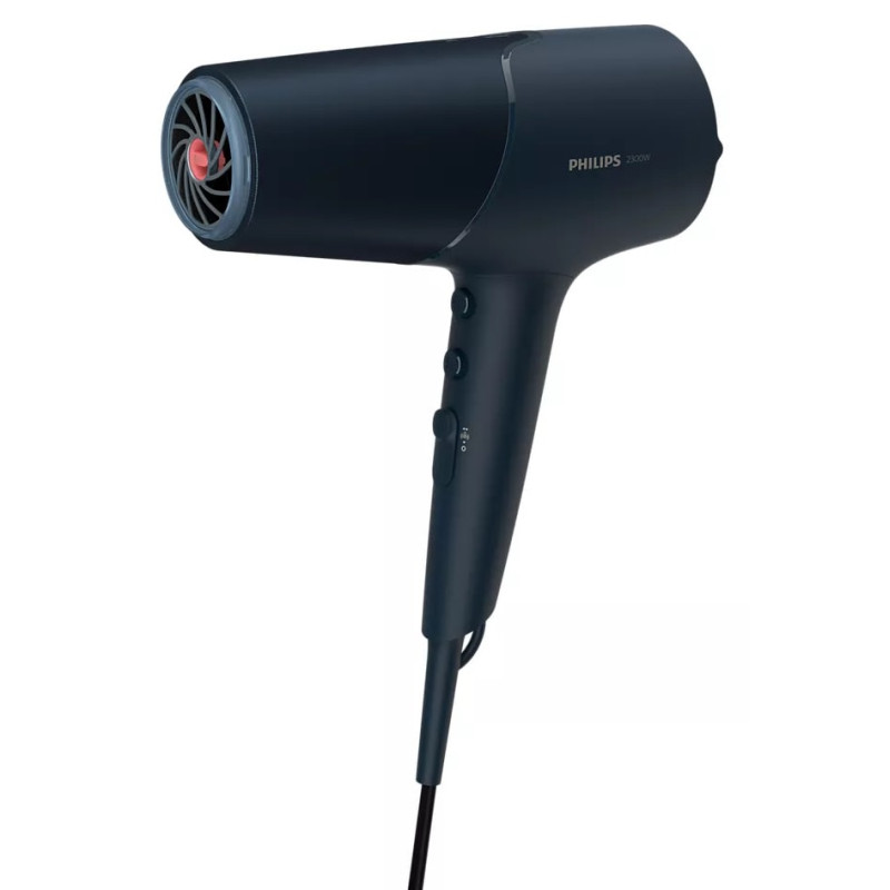 Фен Philips BHD512/00, Black, 2300W, 2 швидкості, 3 температурні режими, подача холодного повітря, іонізація, насадка-концентратор, дифузор, петля для підвішування