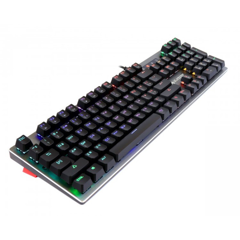 Клавіатура A4Tech Bloody B760, USB Grey ігрова, LK-Green switches, механічна, LED-підсвічування