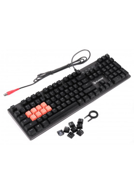 Клавіатура A4Tech Bloody B760, USB Grey ігрова, LK-Green switches, механічна, LED-підсвічування