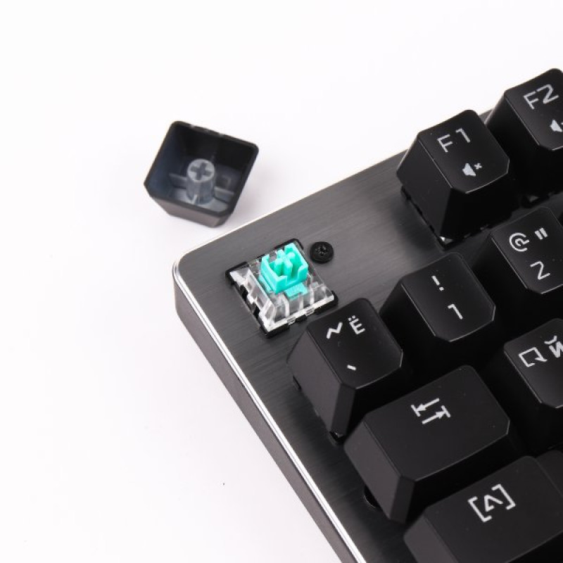 Клавіатура A4Tech Bloody B760, USB Grey ігрова, LK-Green switches, механічна, LED-підсвічування