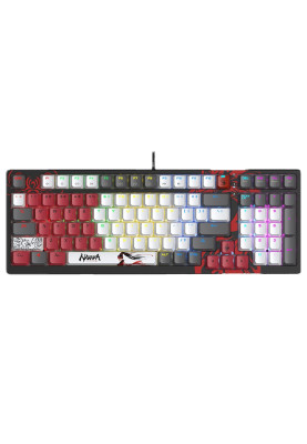 Клавіатура A4Tech Bloody S98 Naraka, механічна ігрова, USB, RGB-підсвічування, BLMS Red Switch