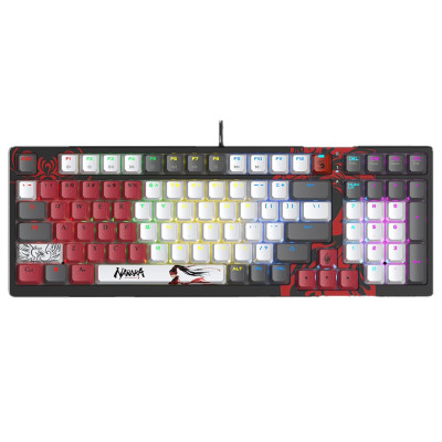 Клавіатура A4Tech Bloody S98 Naraka, механічна ігрова, USB, RGB-підсвічування, BLMS Red Switch