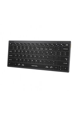 Клавіатура бездротовa A4tech FBX51C Grey, Bluetooth/2.4 ГГц, Fstyler Compact Size keyboard, USB, 300 мАгод