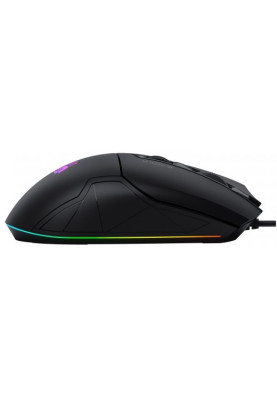 Миша A4Tech W70 Pro Bloody, Stone Black, USB, оптична (сенсор Pro 3389 16K), 100-16000 dpi, RGB підсвічування (5 профілів), 11 кнопок, ніжки X'Glide, 1.8 м