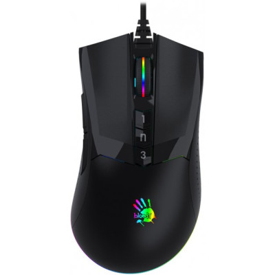 Миша A4Tech W90 Pro Bloody Stone Black, Optical, Activated, RGB, 16000 CPI, 50M натискань
